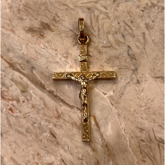 Jewelry Vintage Faro 14k Italian Gold Cross Pendant Poshmark